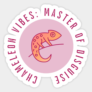 Chameleon Quote Sticker